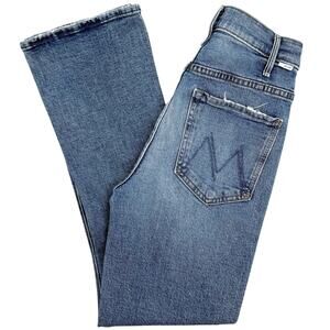 MOTHER The Hustler Ankle Scenic Route Jeans 26 High Rise Cropped Denim